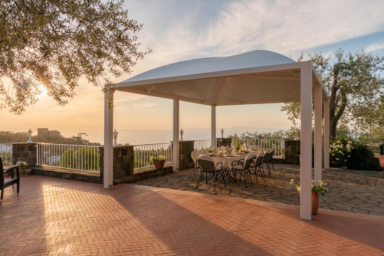 Villa Carolina Sorrento Private Heated Pool And Sea View المظهر الخارجي الصورة