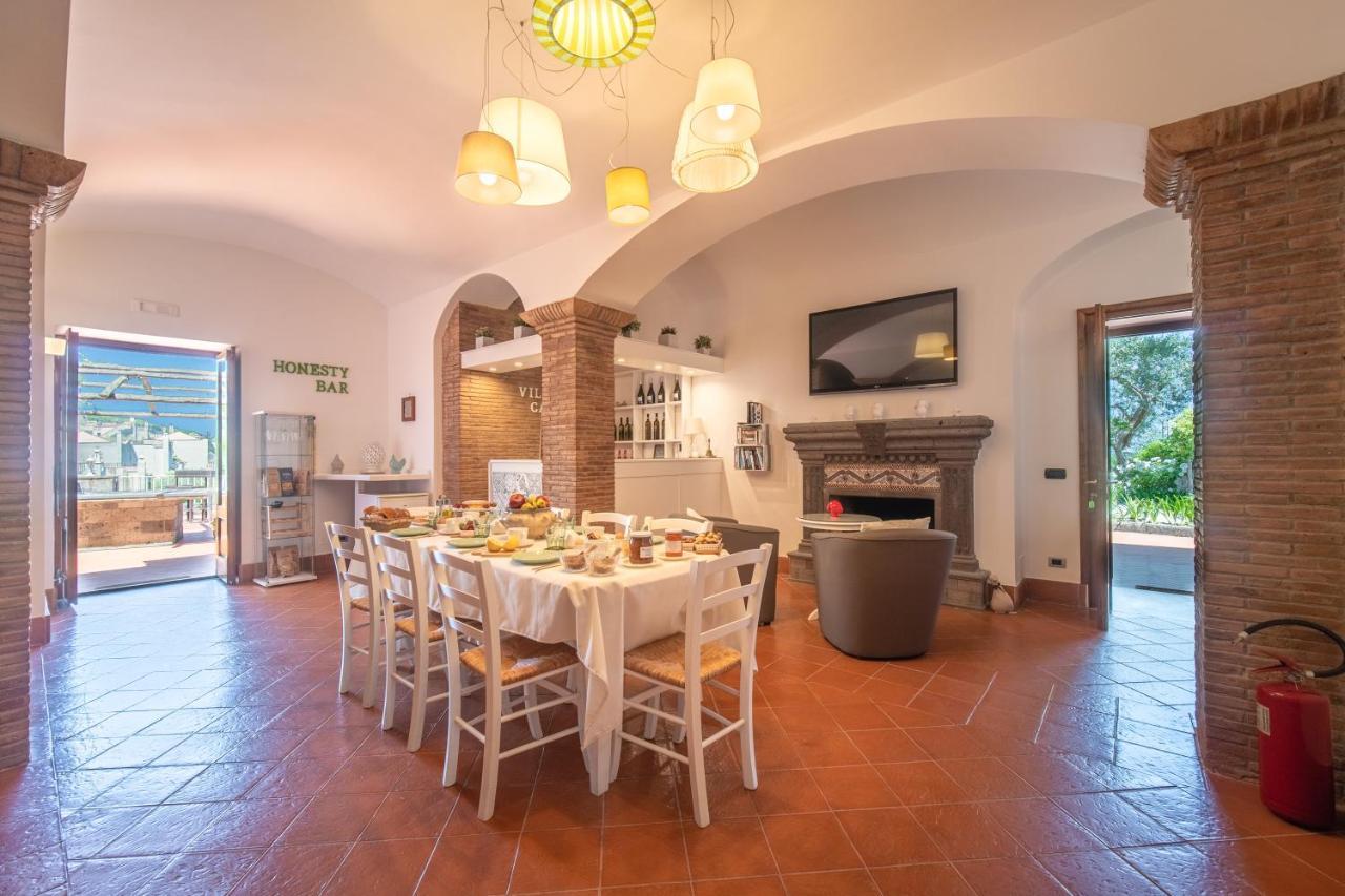 Villa Carolina Sorrento Private Heated Pool And Sea View المظهر الخارجي الصورة