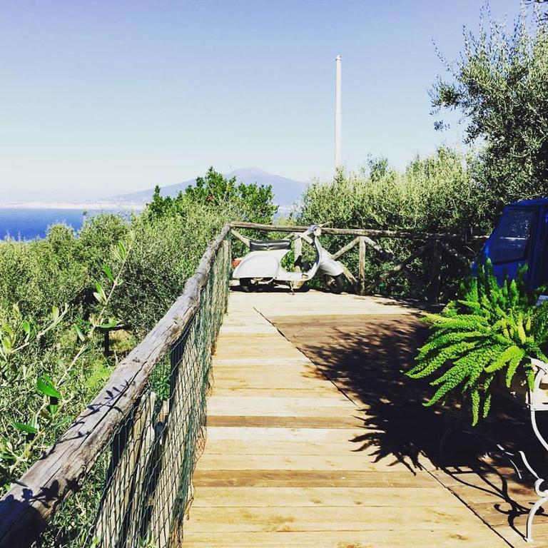 Villa Carolina Sorrento Private Heated Pool And Sea View المظهر الخارجي الصورة