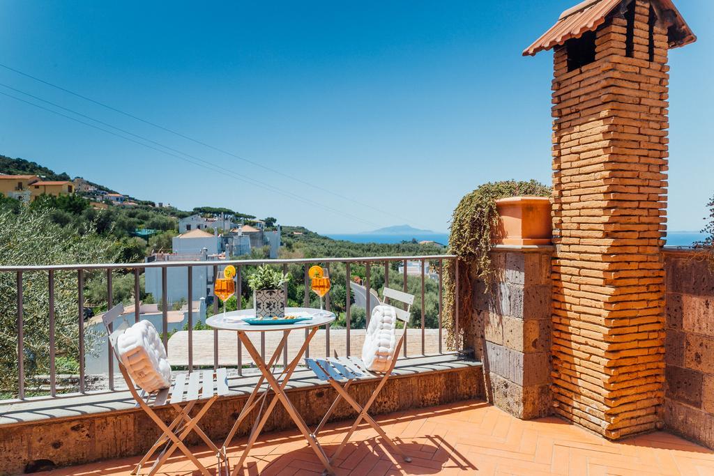 Villa Carolina Sorrento Private Heated Pool And Sea View المظهر الخارجي الصورة