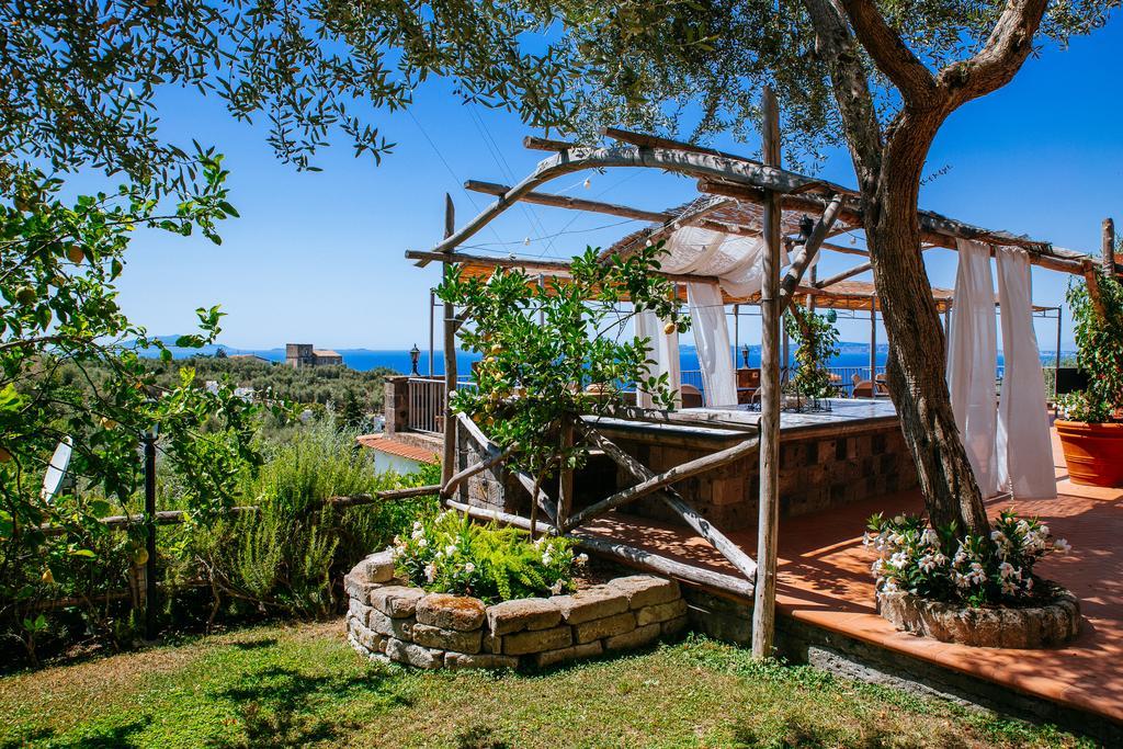Villa Carolina Sorrento Private Heated Pool And Sea View المظهر الخارجي الصورة